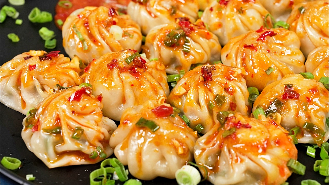 Veg Chilli Momos Full